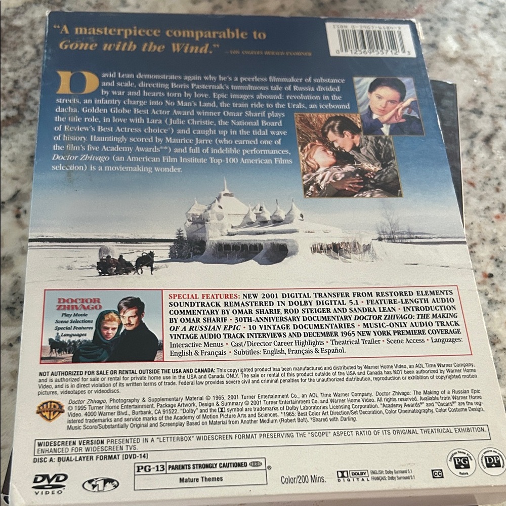 Doctor Zhivago Two-Disc Special Edition DVD - Picture 2 of 6